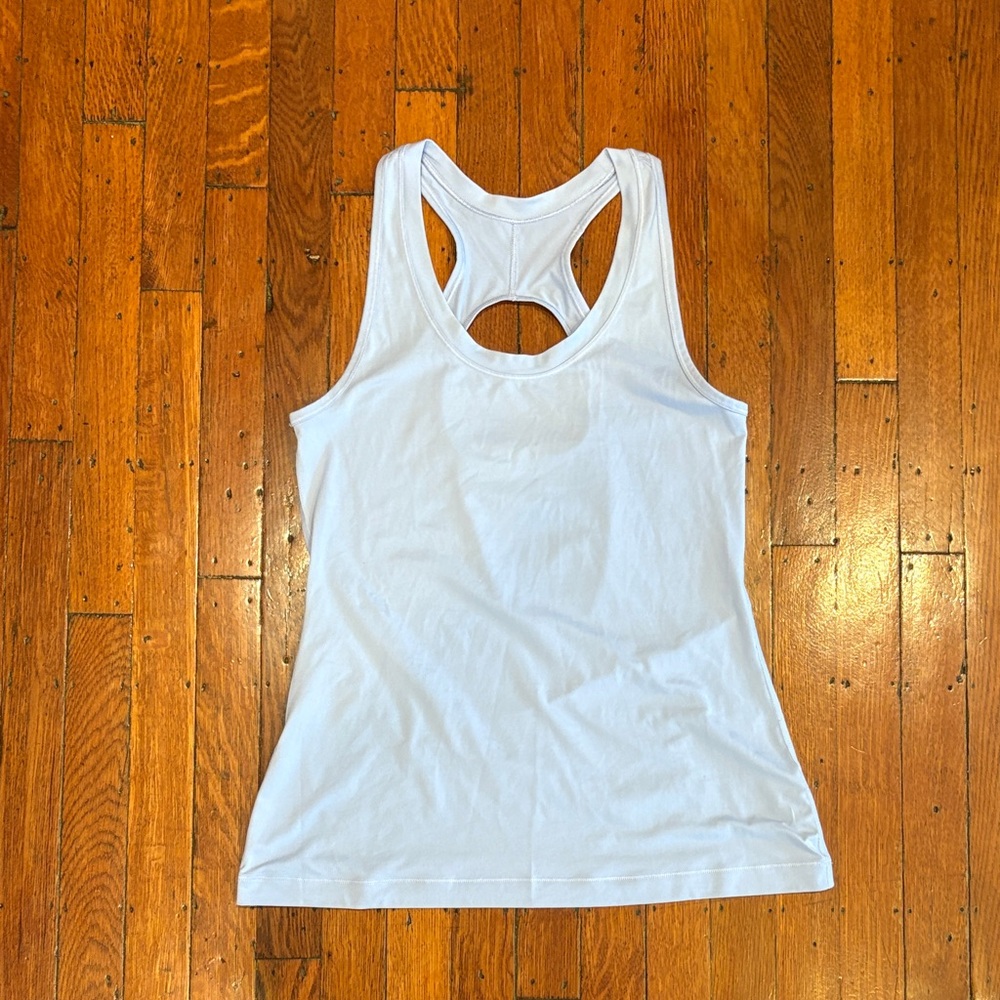 Athleta White Racerback Tank Top